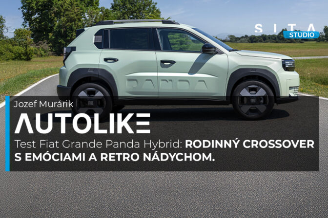 Test Fiat Grande Panda Hybrid pre video podcast Štúdia SITA, Autolike.