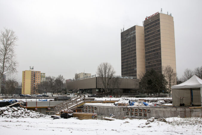 Elektička do Petržalky - stavebné práce
