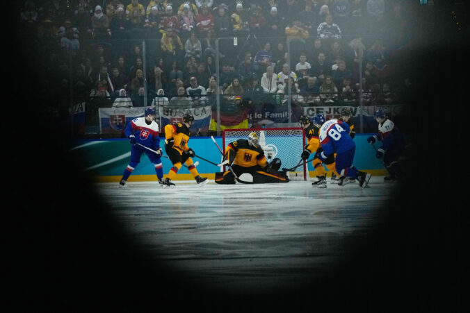 Hokej štvrťfinále Slovensko - Nemecko na olympiáde