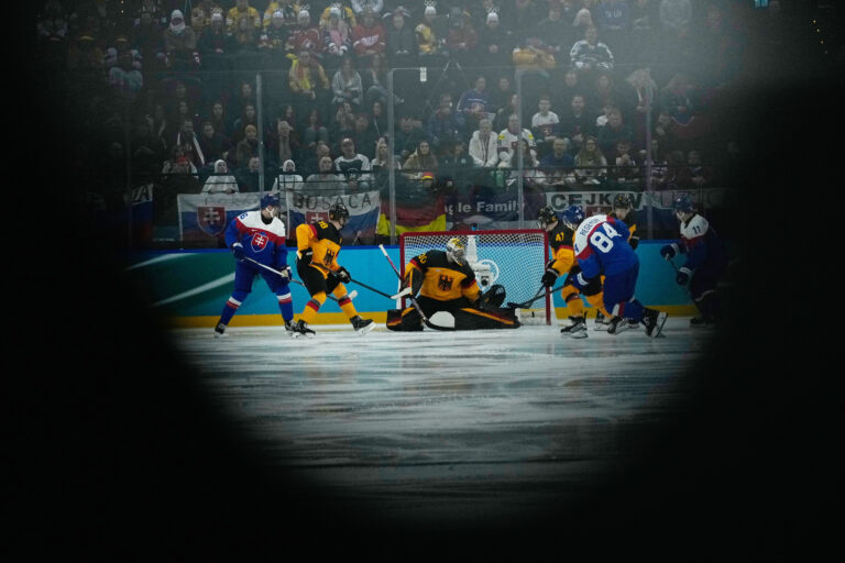 Hokej štvrťfinále Slovensko - Nemecko na olympiáde