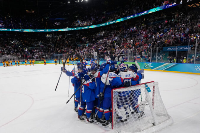 Hokej štvrťfinále Slovensko - Nemecko na olympiáde