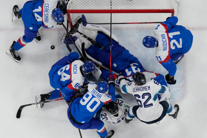 Hokej zápas o 3. miesto (bronz): Slovensko - Fínsko (fotografie)