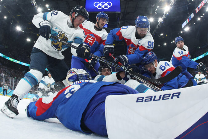 Hokej zápas o 3. miesto (bronz): Slovensko - Fínsko (fotografie)
