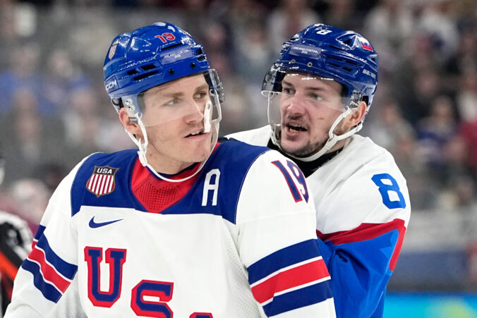 Hokej - semifinále: Slovensko - USA (fotografie)