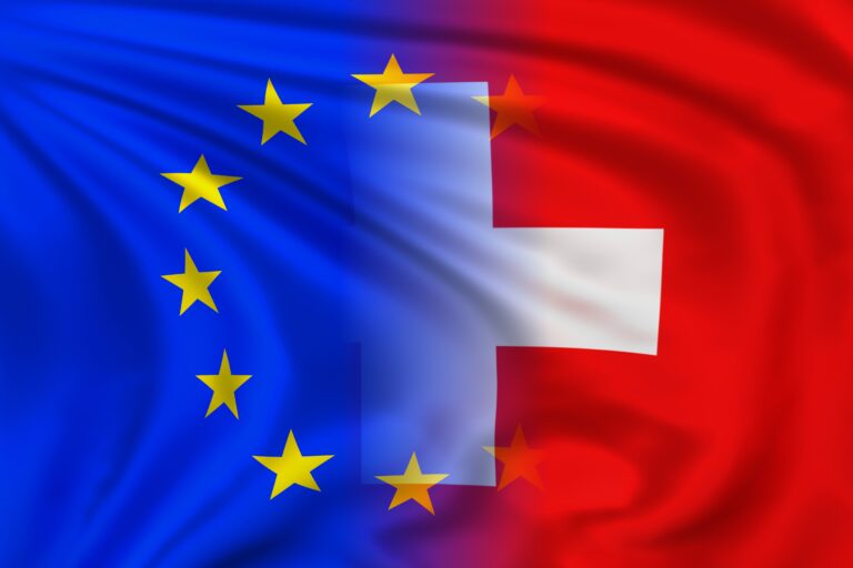 EU and Switzerland flag