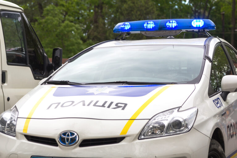 Ukrajinsk polícia, auto patrol car