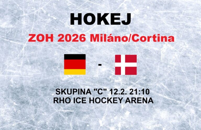 Hokej na olympiáde: Zápas Nemecko Dánsko