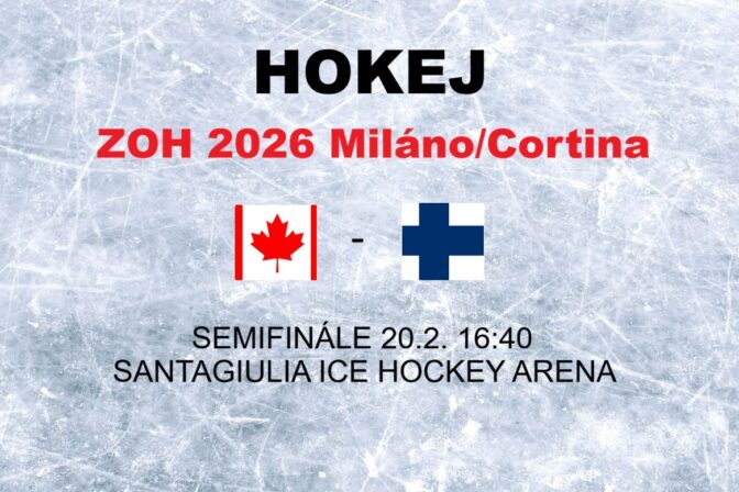 Hokej výsledok semifinále: Kanada - Fínsko