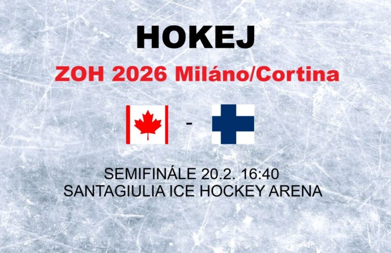 Hokej výsledok semifinále: Kanada - Fínsko