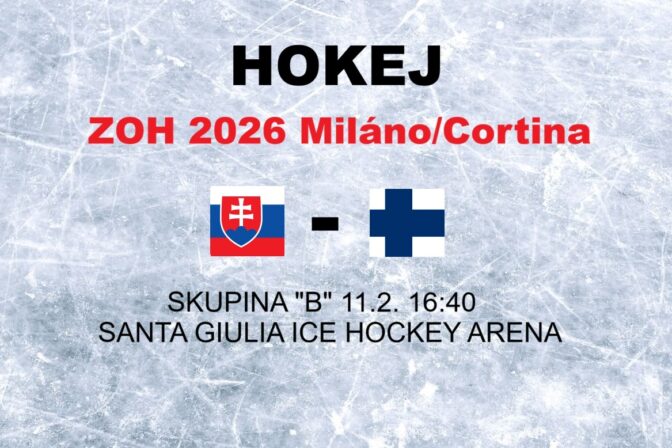 Hokej - olympiáda SVK / FIN