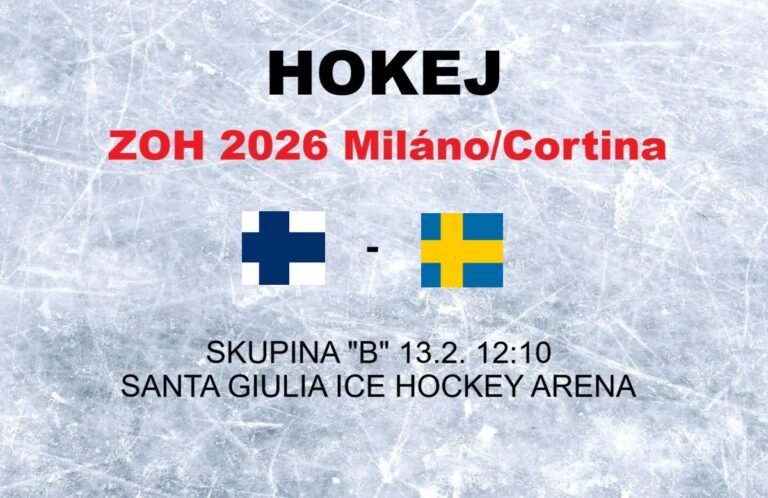 Hokej na olympiáde: Fínsko - Švédsko