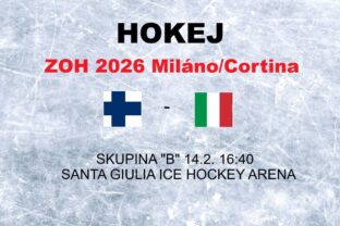 Hokej na olympiáde: Fínsko - Taliansko