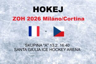 Hokej na olympiáde: Francúzsko - Česko