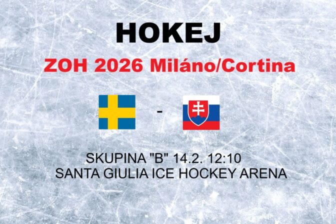 Hokej na olympiáde: Slovensko - Švédsko