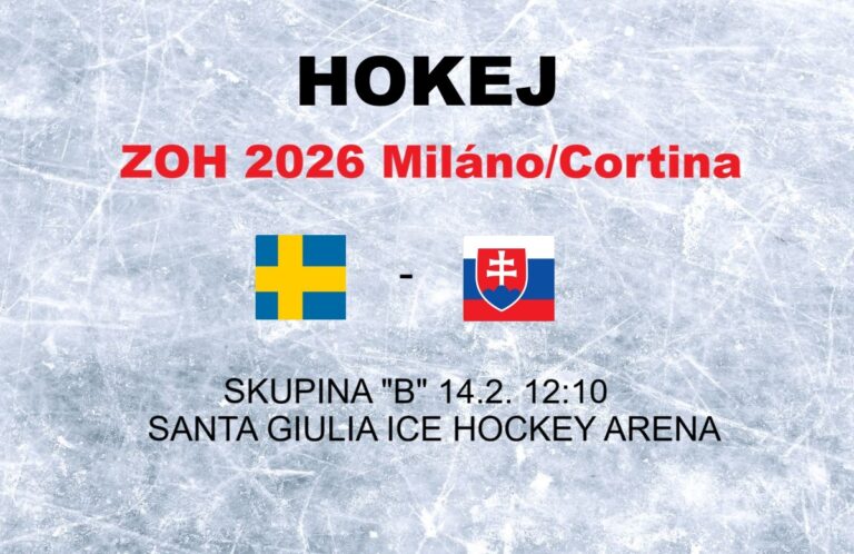 Hokej na olympiáde: Slovensko - Švédsko