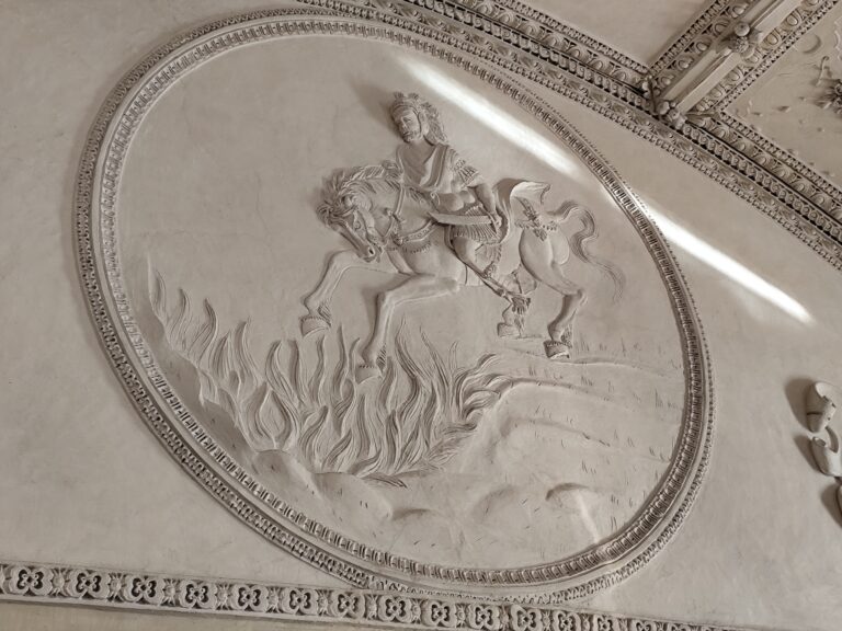 Vzácna štukatérska výzdoba zo 16. storočia.