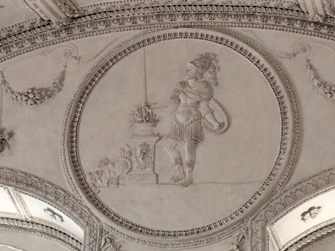 Vzácna štukatérska výzdoba zo 16. storočia.