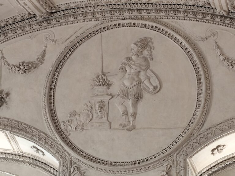 Vzácna štukatérska výzdoba zo 16. storočia.