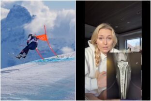 Lindsey Vonnová a jej hrôzostrašný pád na olympiáde