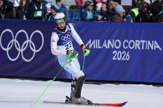 Ako išla Petra Vlhová slalom na zimnej olympiáde ZOH 2026 Miláno/Cortina