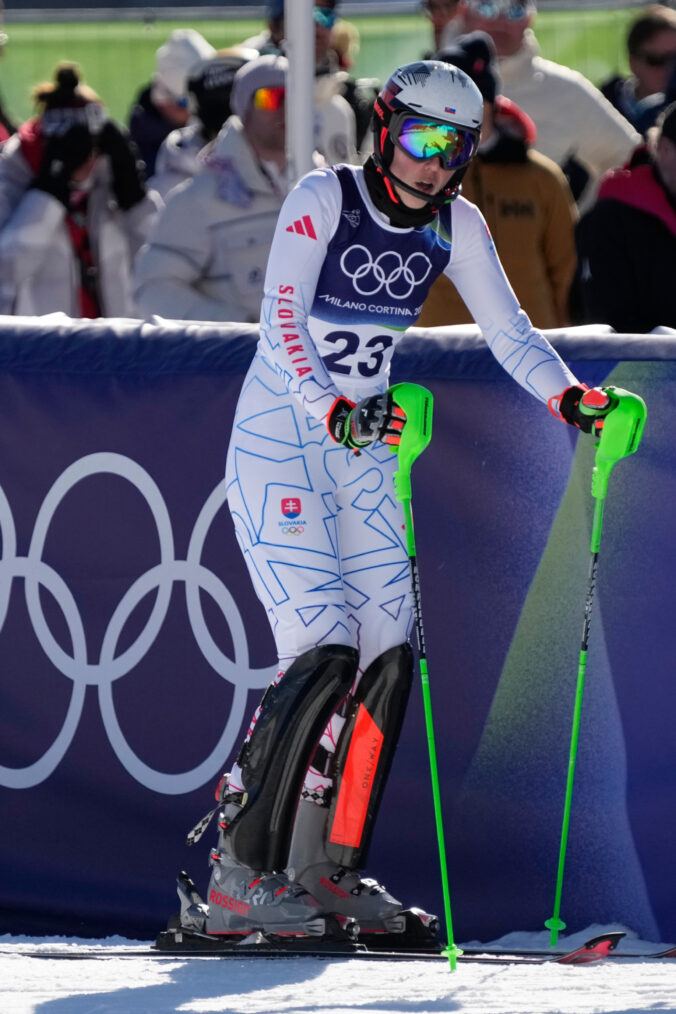 Ako išla Petra Vlhová slalom na zimnej olympiáde ZOH 2026 Miláno/Cortina