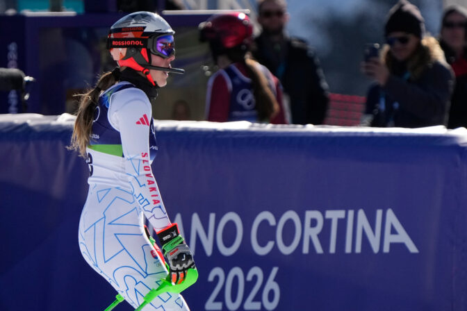 Ako išla Petra Vlhová slalom na zimnej olympiáde ZOH 2026 Miláno/Cortina