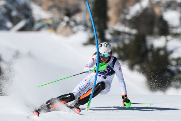 Ako išla Petra Vlhová slalom na zimnej olympiáde ZOH 2026 Miláno/Cortina