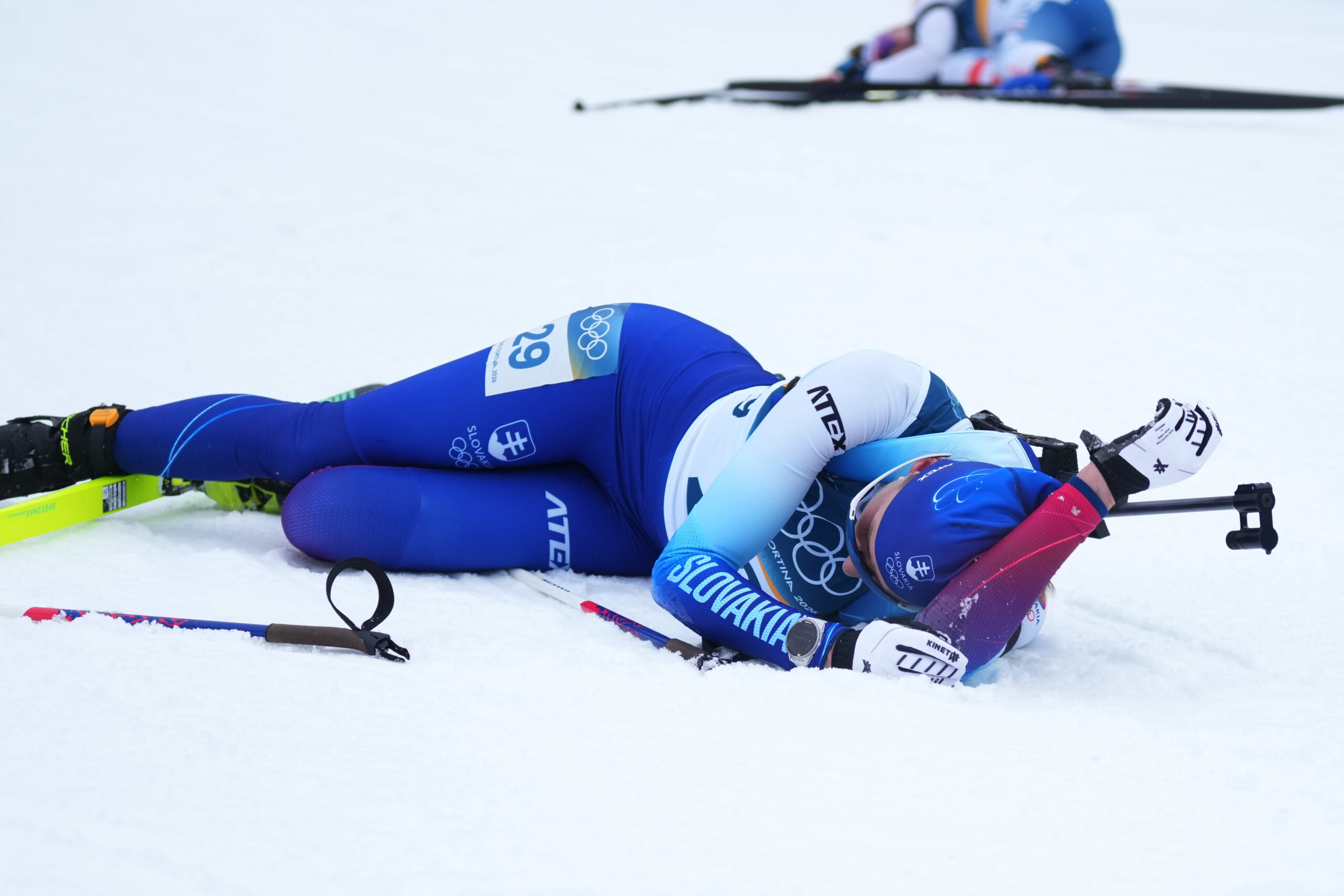 Slovenská biatlonistka Anastasia Kuzminová na zimnej olympiáde 2026