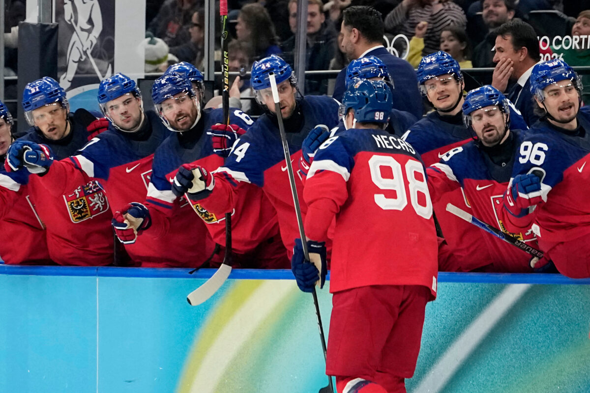 Hokej na olympiáde: zápas osemfinále Česko - Dánsko