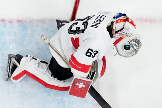 Hokej štvrťfinále Fínsko - Švajčiarsko na olympiáde