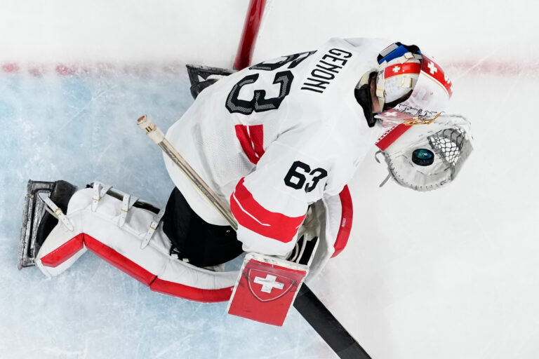 Hokej štvrťfinále Fínsko - Švajčiarsko na olympiáde