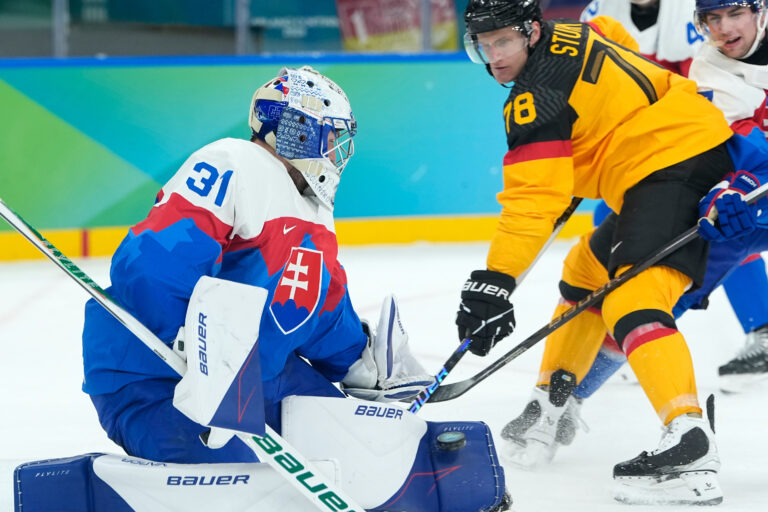 Hokej štvrťfinále Slovensko - Nemecko na olympiáde