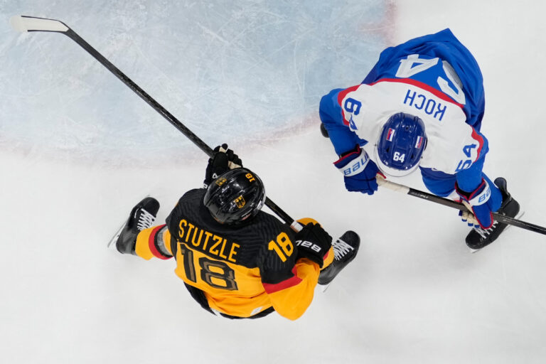 Hokej štvrťfinále Slovensko - Nemecko na olympiáde