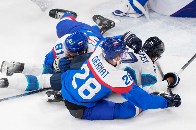 Hokej na olympiáde: Slovensko - Fínsko