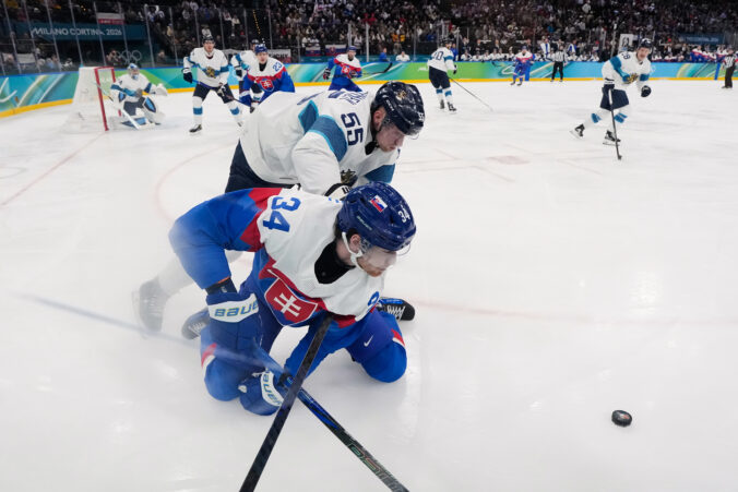 Hokej zápas o 3. miesto (bronz): Slovensko - Fínsko (fotografie)