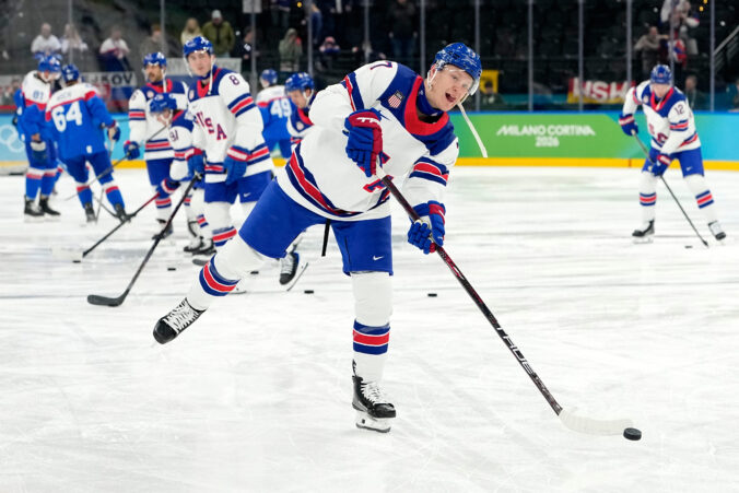 Hokej - semifinále: Slovensko - USA (fotografie)