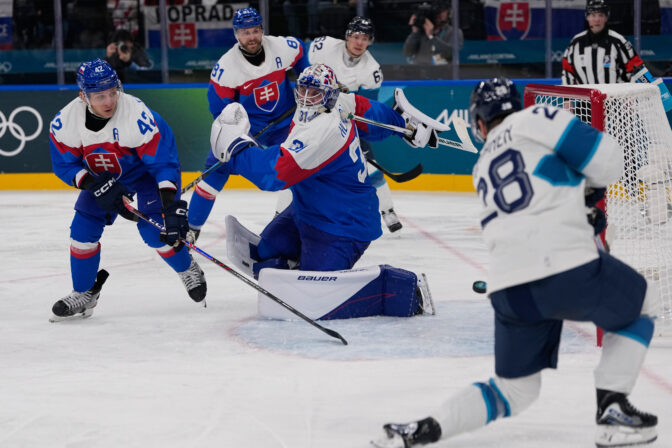 Hokej na olympiáde: Slovensko - Fínsko