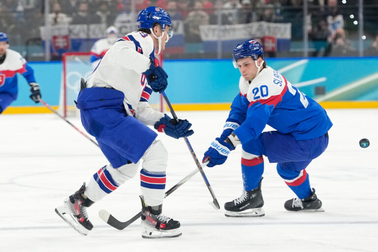 Hokej - semifinále: Slovensko - USA (fotografie)