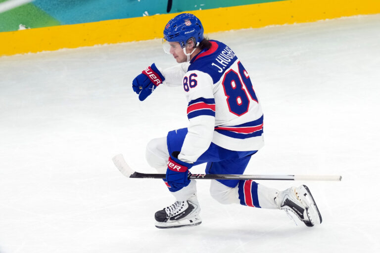 Hokej - semifinále: Slovensko - USA (fotografie)