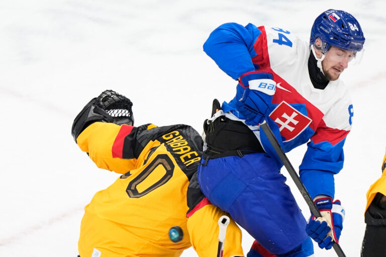 Hokej štvrťfinále Slovensko - Nemecko na olympiáde