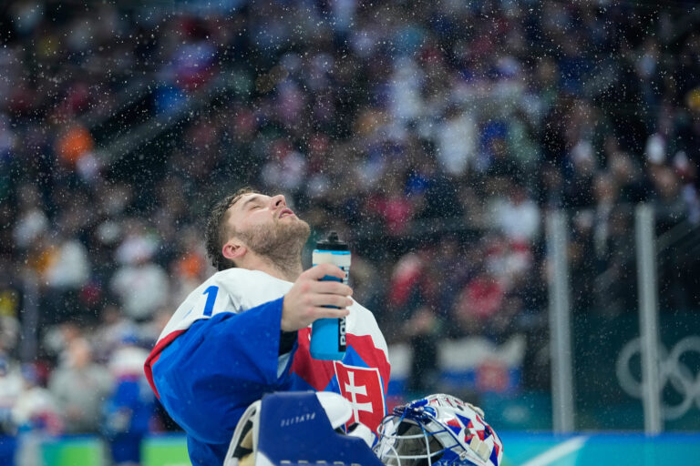 Hokej štvrťfinále Slovensko - Nemecko na olympiáde