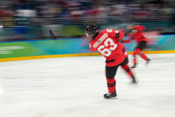 Hokej finále na olympiáde: Kanada - USA (fotografie)