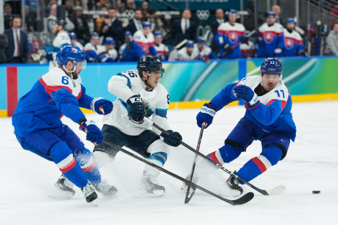Hokej zápas o 3. miesto (bronz): Slovensko - Fínsko (fotografie)