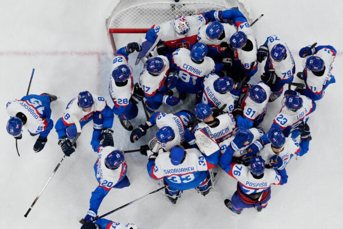 Hokej štvrťfinále Slovensko - Nemecko na olympiáde