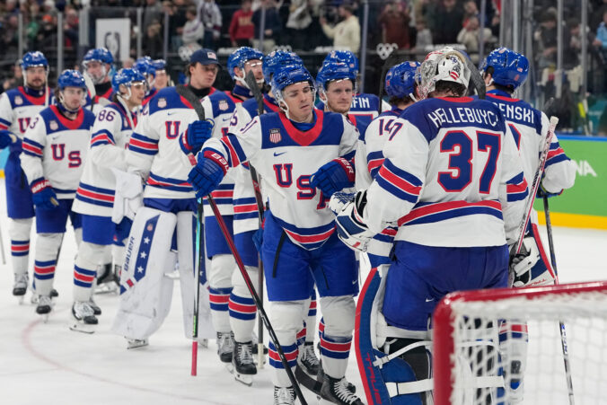 Hokej - semifinále: Slovensko - USA (fotografie)