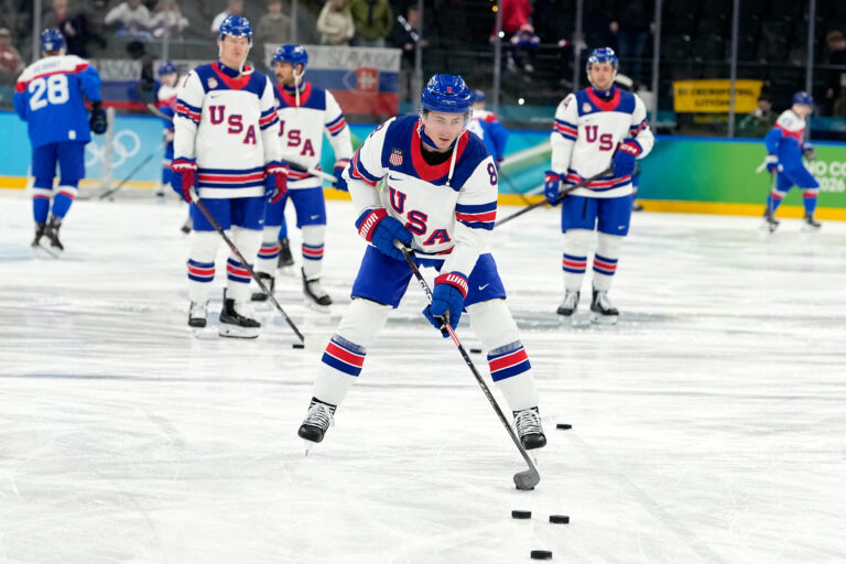 Hokej - semifinále: Slovensko - USA (fotografie)
