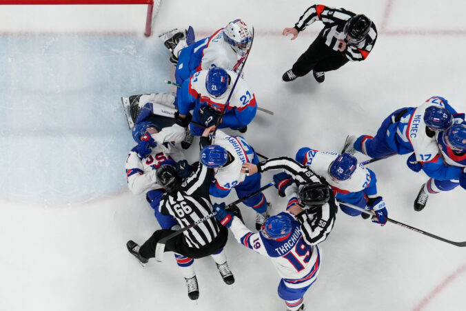 Hokej - semifinále: Slovensko - USA (fotografie)