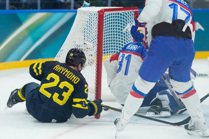 Hokej na olympiáde: Slovensko - Švédsko