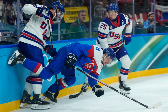 Hokej - semifinále: Slovensko - USA (fotografie)