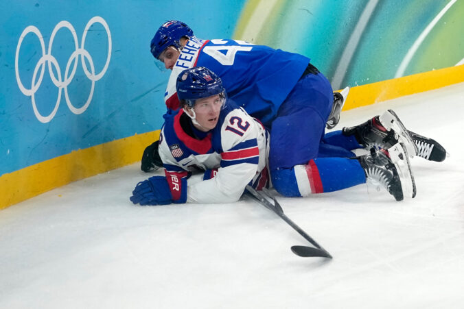 Hokej - semifinále: Slovensko - USA (fotografie)